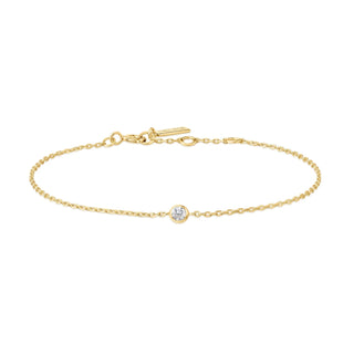 Ania Haie Gold Sparkle Bezel Bracelet