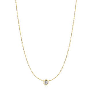 Ania Haie Gold Just You Solitaire Necklace