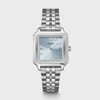 Cluse Gracieuse Watch, Light Blue & Silver Colour CW11904