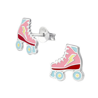 Children’s Sterling Silver Roller Skates Ear Studs