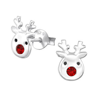 Children’s Sterling Silver Reindeer Ear Studs