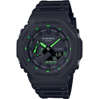 Casio G-Shock Analog-Digital Green Neon Accent Watch