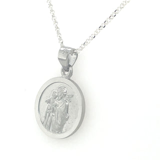 Sterling Silver Saint Anthony Medal Pendant
