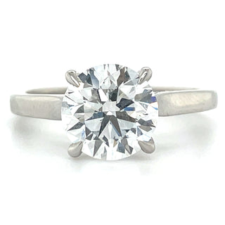 Belle - Platinum Laboratory Grown 2.00ct Round Solitaire Diamond Ring
