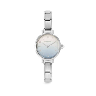 TIME OVAL WATCH, SUNRAY FADE PASTEL BLUE