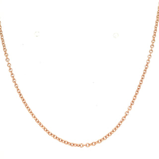 9ct Rose Gold 18” Chain