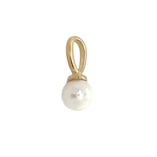 9ct Yellow Gold Round Birthstone Gemstone Charm