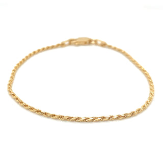 Golden Rope Necklace & Bracelet Bundle