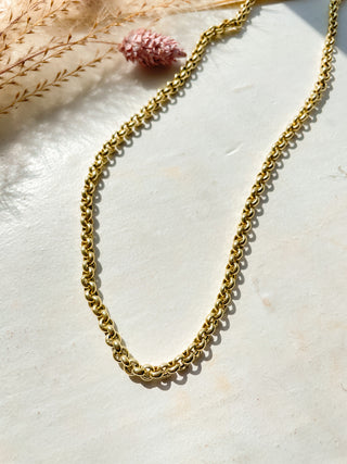 Vintage 14ct Belcher Link Necklace