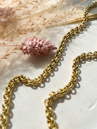 Vintage 14ct Belcher Link Necklace
