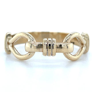 Vintage 9ct Yellow Gold Mariner Ring