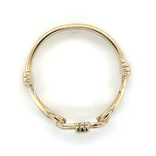 Vintage 9ct Yellow Gold Mariner Ring