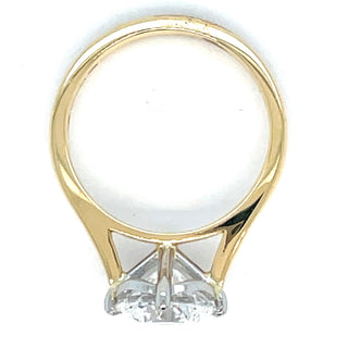 Rosa - 18ct Yellow Gold 2.20ct Laboratory Grown Round Solitaire Diamond Engagement Ring