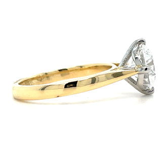 Rosa - 18ct Yellow Gold 2.20ct Laboratory Grown Round Solitaire Diamond Engagement Ring