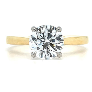 Jane - 18ct Yellow Gold 1.51ct Laboratory Grown Round Brilliant Solitaire Engagement Ring