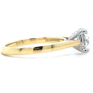 Jane - 18ct Yellow Gold 1.51ct Laboratory Grown Round Brilliant Solitaire Engagement Ring