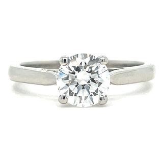 Naoise - Platinum 1ct Laboratory Grown Round Solitaire Engagement Ring