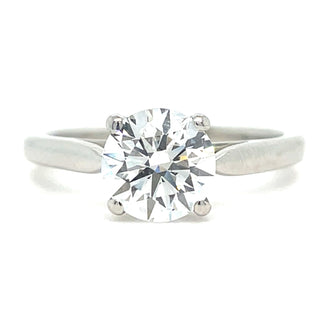 Naoise - Platinum 1.31ct Laboratory Grown Round Solitaire Engagement Ring
