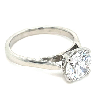 Naoise - Platinum 1.83ct Laboratory Grown Round Solitaire Engagement Ring