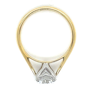 Sienna - 18ct Yellow Gold 1.50ct Round Brilliant Solitaire Laboratory Grown Diamond Engagement Ring with Platinum Head