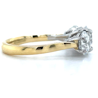Rosie - 18ct Yellow Gold 3.65ct Laboratory Grown Round Brilliant Three Stone Diamond Ring