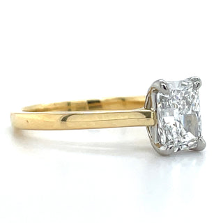 Gabriella - 18ct Yellow Gold 1.05ct Laboratory Grown Solitaire Radiant Diamond Engagement Ring