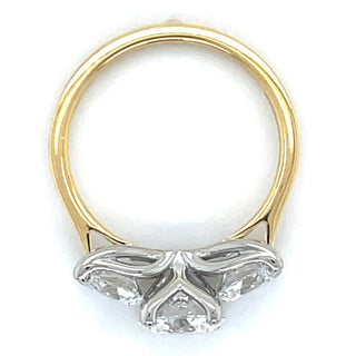 Harriet - 18ct Yellow Gold 2.62ct Laboratory Grown Three Stone Diamond Ring