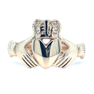 Vintage 9ct Yellow Gold Symbolic Claddagh Ring
