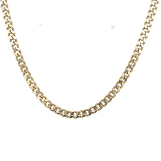 Vintage 9ct Yellow Gold Classic 20” Curb Chain Necklace