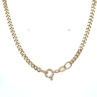 Vintage 9ct Yellow Gold Classic 20” Curb Chain Necklace