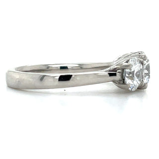 Tiffany - Platinum Laboratory Grown 2.26ct Three Stone Diamond Ring