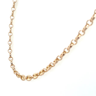 Vintage 9ct Yellow Gold Mariner Anchor Link Chain