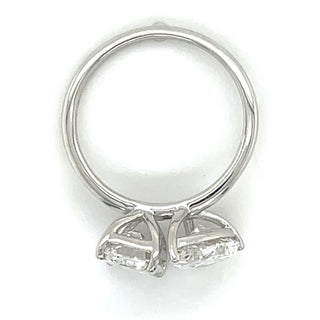 Estelle - 14ct White Gold 3.38ct Laboratory Grown Toi Et Moi Diamond Engagement Ring