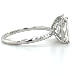 Estelle - 14ct White Gold 3.38ct Laboratory Grown Toi Et Moi Diamond Engagement Ring