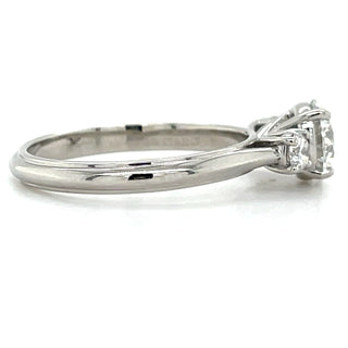 Anna - Platinum 1.23ct Laboratory Grown Three Stone Round Brilliant Diamond Engagement Ring