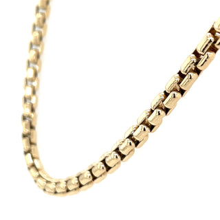 Vintage 9ct Yellow Gold Heavy Box Chain