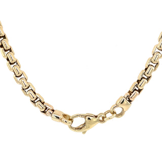 Vintage 9ct Yellow Gold Heavy Box Chain