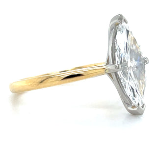 Margot - 18ct Yellow Gold 2.56ct Laboratory Grown Marquise Solitaire Diamond Engagement Ring