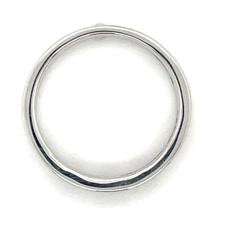 18ct White Gold 0.18ct Diamond And Ruby Band