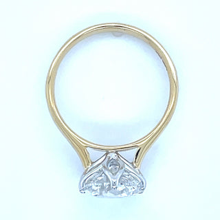 Alina - 18ct Yellow Gold 3.00 / 3.08ct Laboratory Grown Six Claw Round Brilliant Diamond Solitaire Engagement Ring