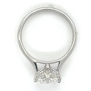 Renée - Platinum 2.59ct Laboratory Grown Six Claw Round Brilliant Diamond Solitaire Engagement Ring