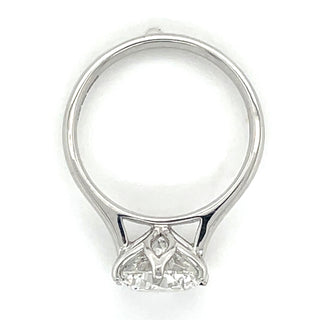 Renée - Platinum 3.00ct Laboratory Grown Six Claw Round Brilliant Diamond Solitaire Engagement Ring