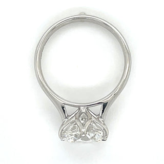 Renée - Platinum 3.50ct Laboratory Grown Six Claw Round Brilliant Diamond Solitaire Engagement Ring