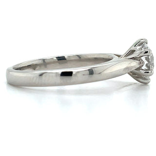 Robyn - Platinum Laboratory Grown 1ct Six Claw Round Brilliant Diamond Solitaire Ring