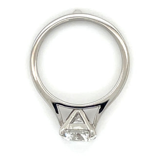 Belle - Platinum Laboratory Grown 1.50ct Round Solitaire Diamond Engagement Ring