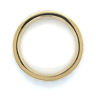 18ct Yellow Gold 4m Off-Set Castle Laboratory Grown Diamond Ring