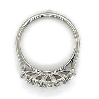 Platinum 1.23 - 1.35ct Oval Five Stone Laboratory Grown Diamond Ring