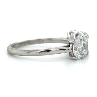 Platinum 2.00ct Oval Five Stone Laboratory Grown Diamond Ring