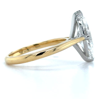 Margot - 18ct Yellow Gold 2.02ct Laboratory Grown Marquise Solitaire Diamond Engagement Ring