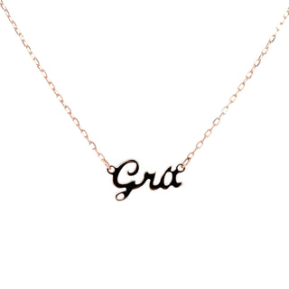 9ct Rose Gold Grá Necklace